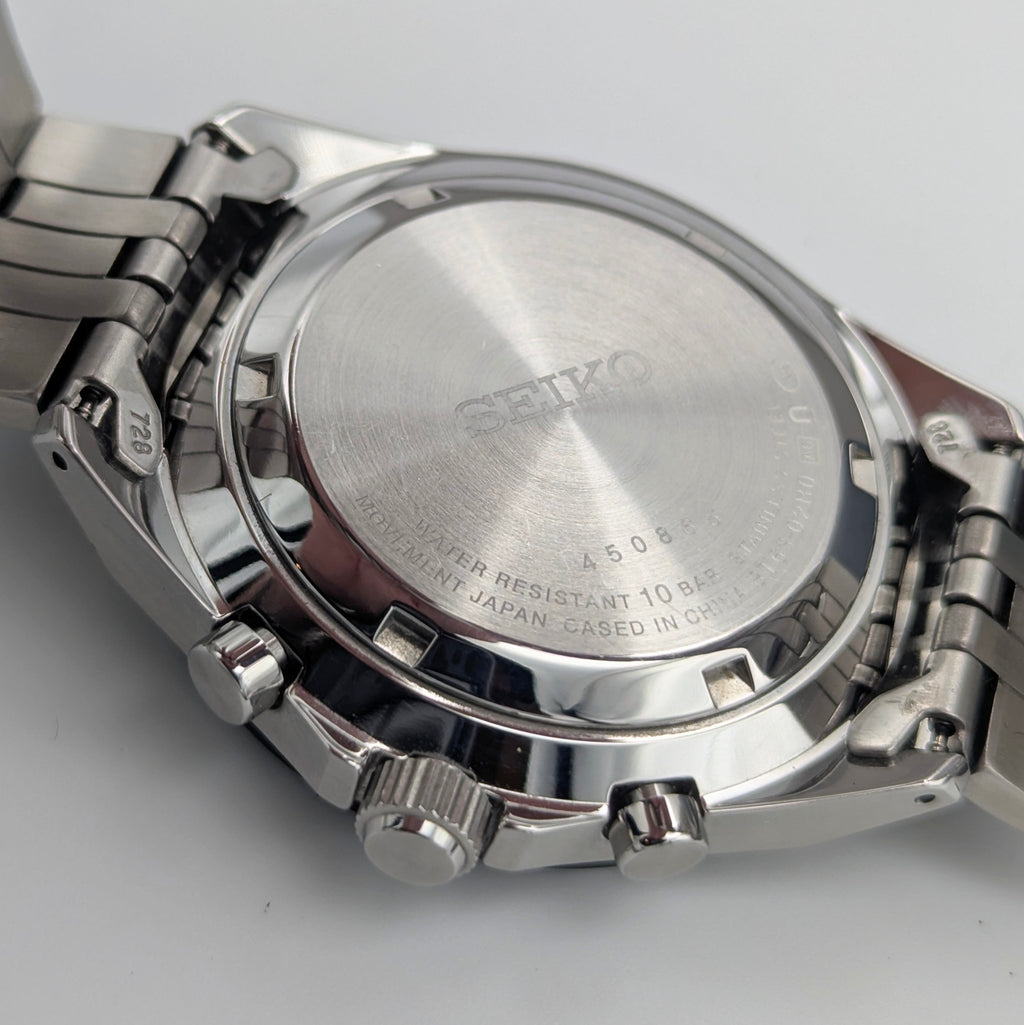 Seiko Selection SBTR045 JDM Chronograph – Cream Dial, Box & Warranty Cards