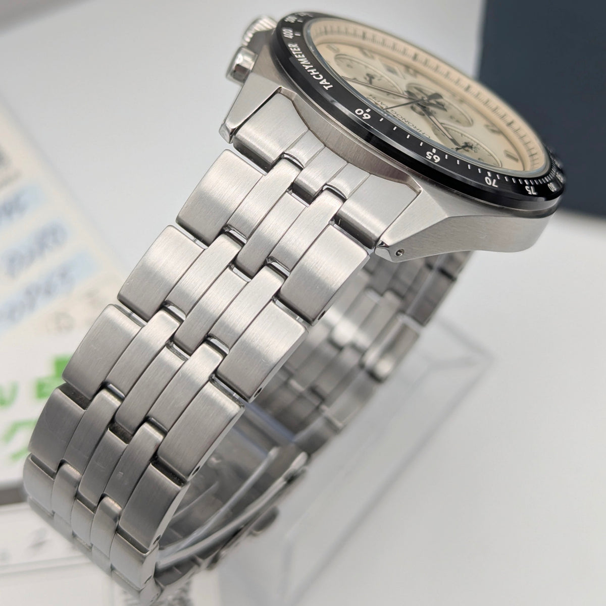 Seiko Selection SBTR045 JDM Chronograph – Cream Dial, Box & Warranty Cards