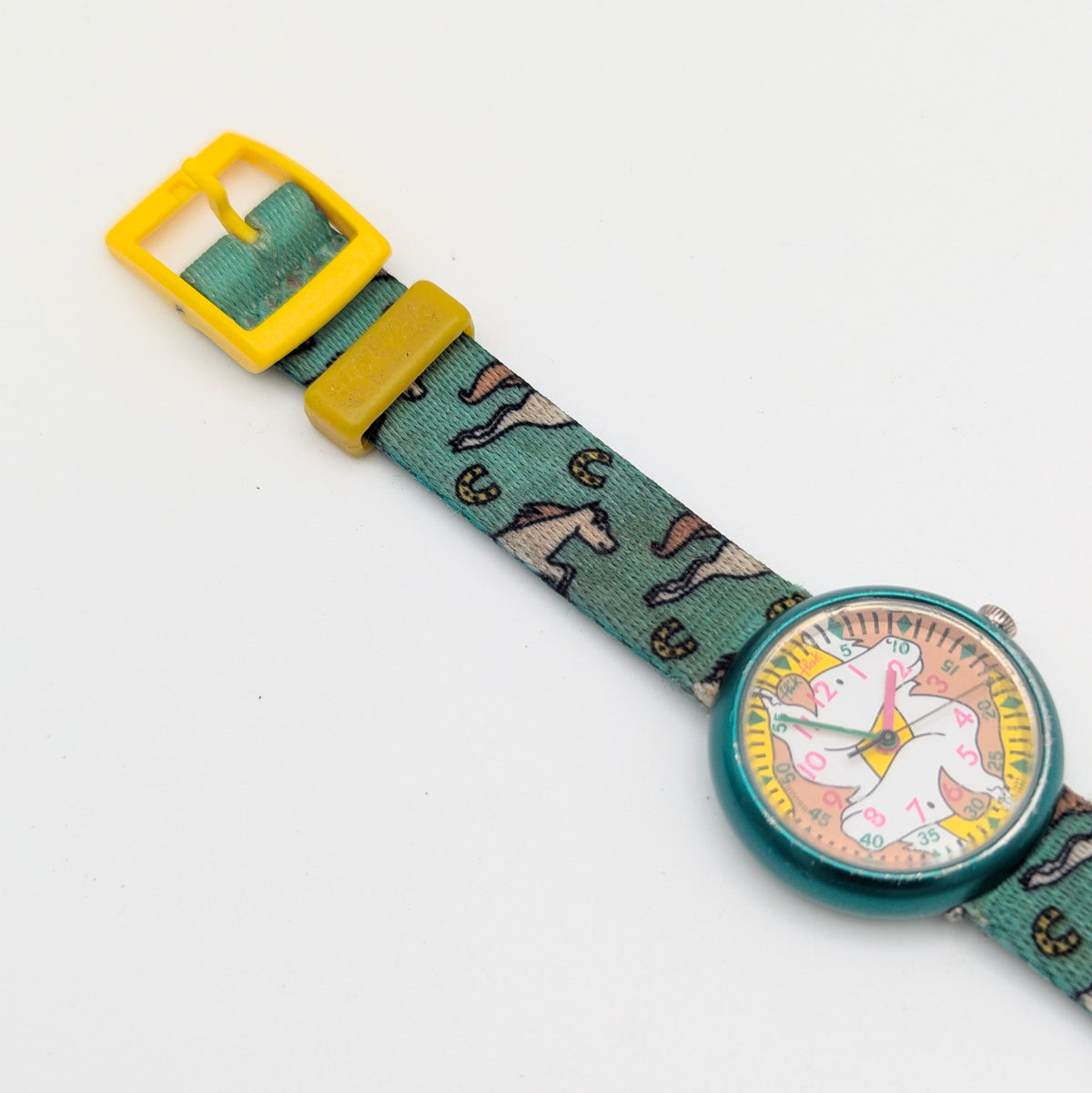 Flik Flak Horses Kids Watch — A Playful Swiss Timepiece, Sold Naked - Bezel & Hide