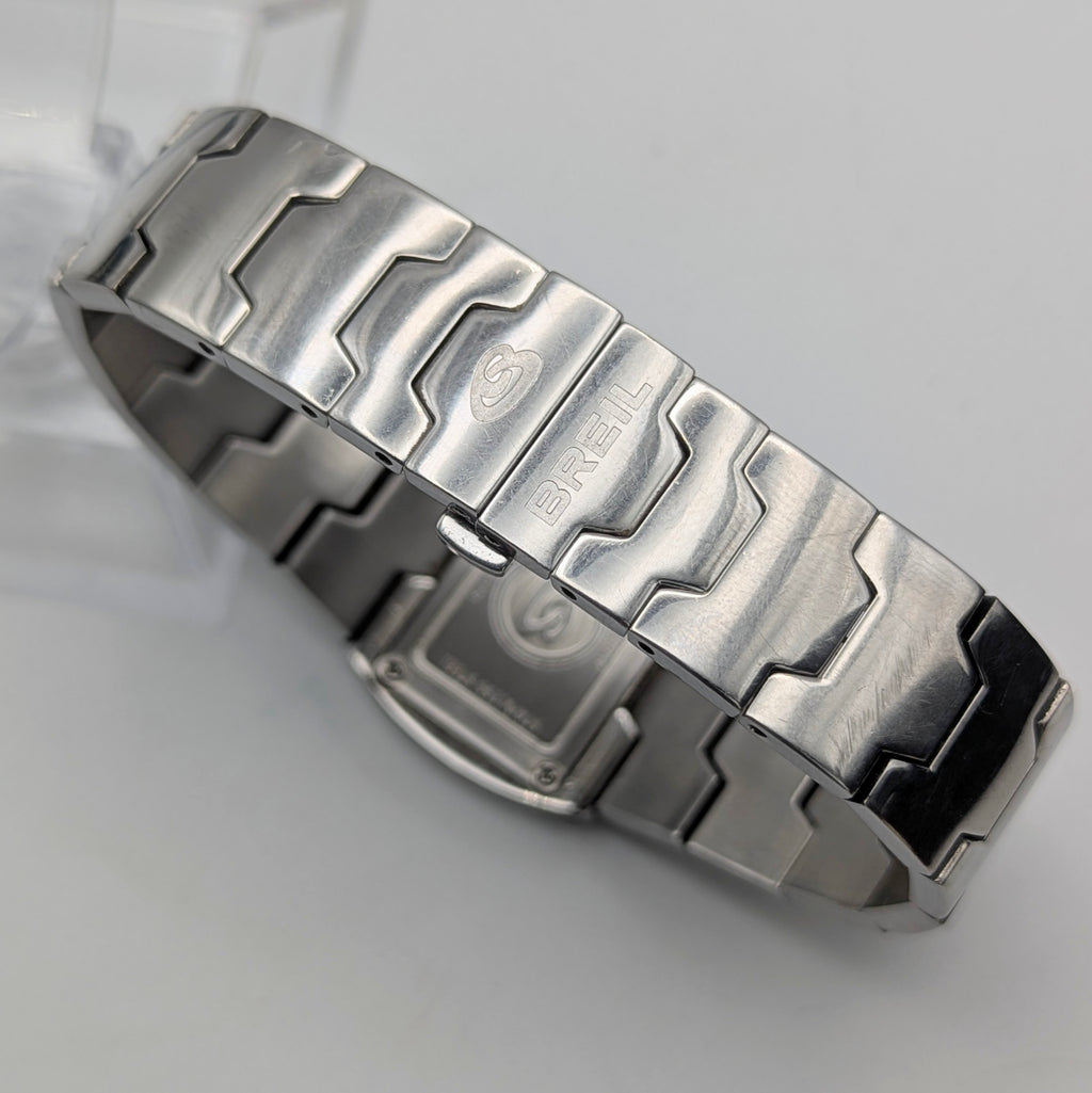 Breil Ladies Quartz Watch — Mother of Pearl Dial, Puzzle-Link Bracelet, Sold Naked - Bezel & Hide