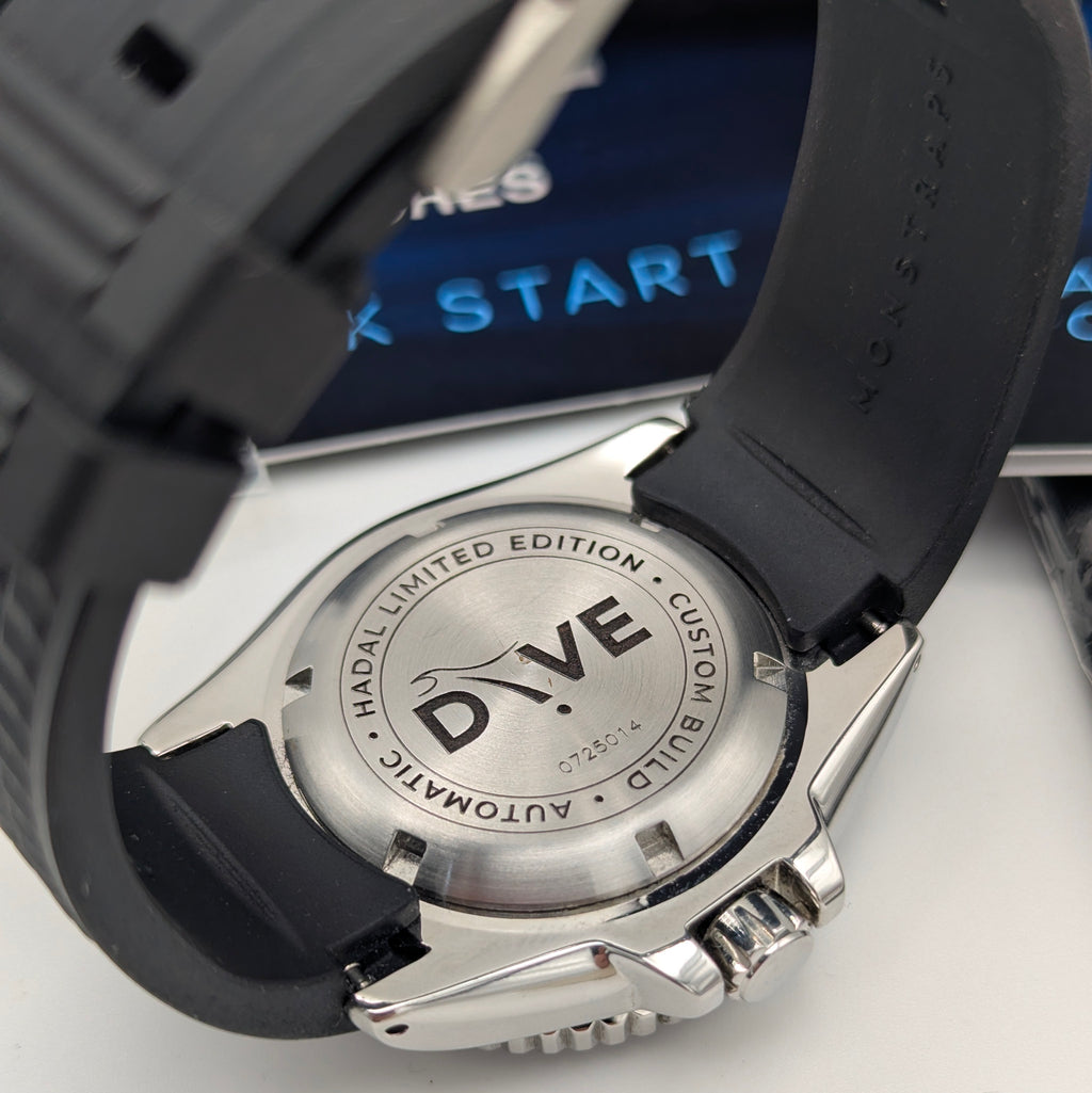 DIVE Watches — Hadal GMT | Dual-GMT Automatic Diver, Limited Edition (Serial: 0725014) - Bezel & Hide