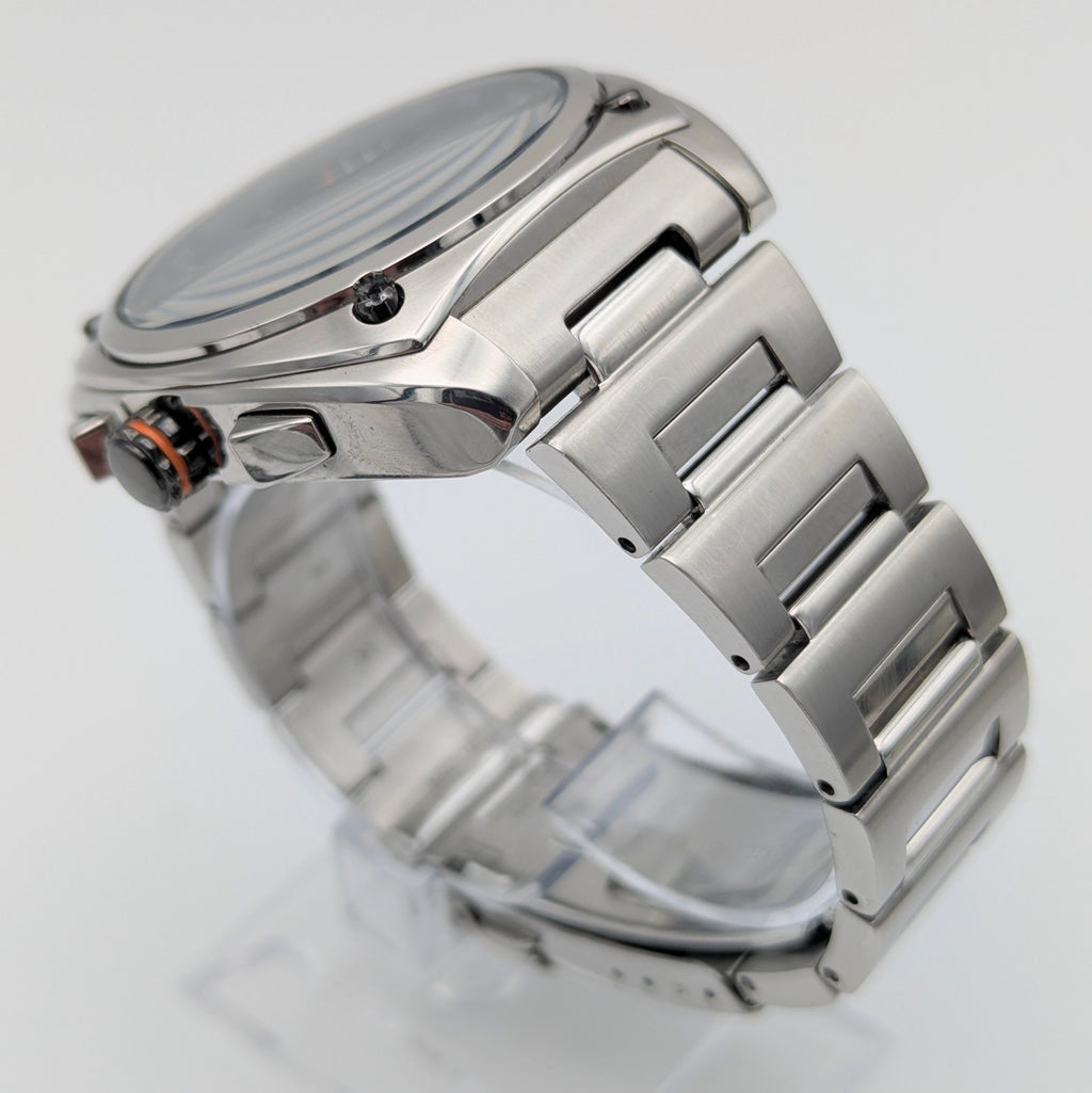Seiko 7L22-0BB0 Kinetic Flyback Chronograph — Limited Edition 200/200, Black Dial - Bezel & Hide