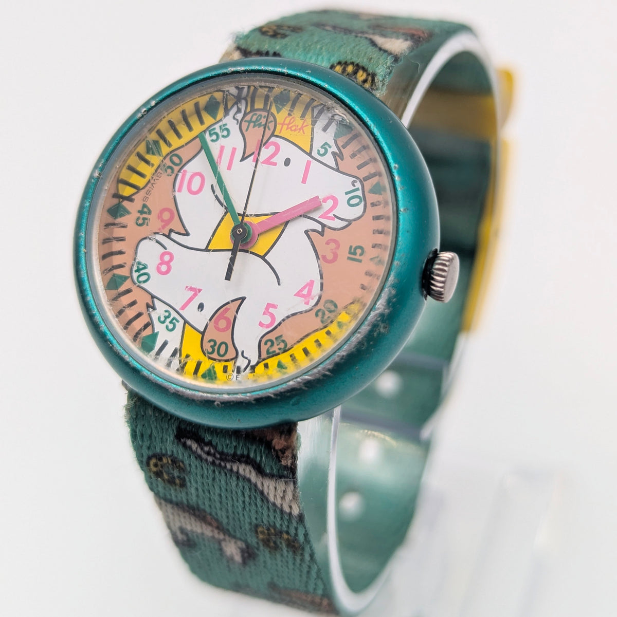 Flik Flak Horses Kids Watch — A Playful Swiss Timepiece, Sold Naked - Bezel & Hide