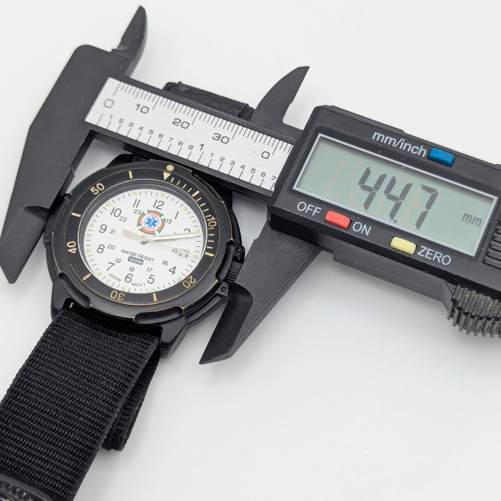Fire rescue watch. Japan Movement - Bezel & Hide
