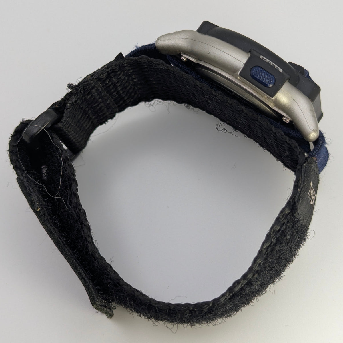 Timex Ironman Triathlon 8-Lap Digital Watch — INDIGLO, Original Strap, Vintage - Bezel & Hide