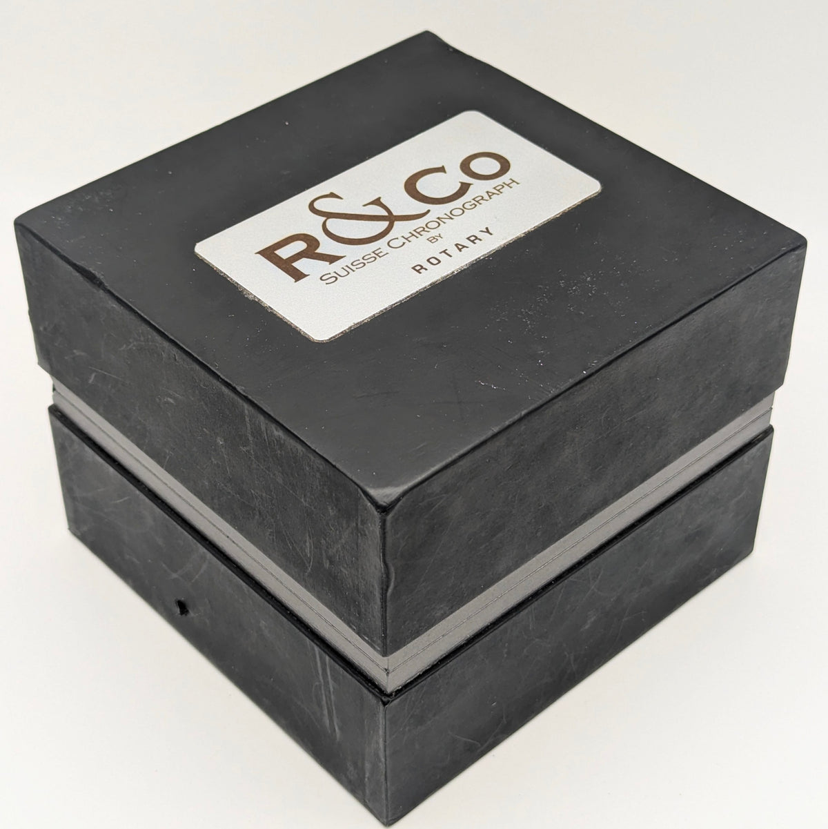 Rotary R&Co Suisse Chronograph — Bold Two-Tone Sports Chrono with Vintage Strap - Bezel & Hide