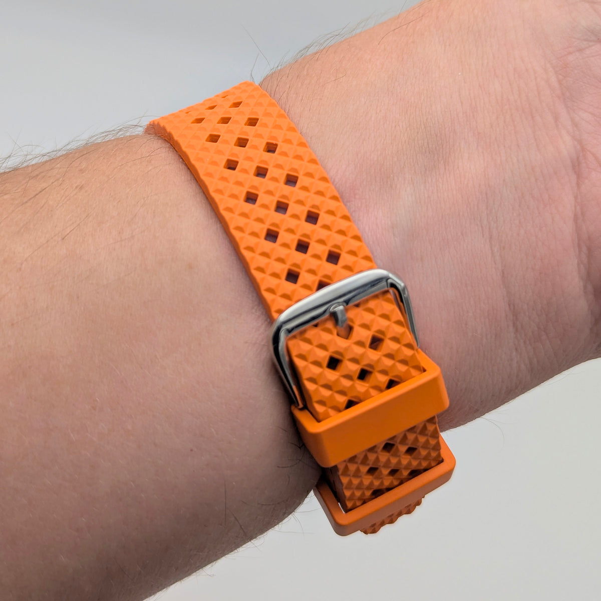 Aqua Lung Professional 500M Quartz Watch | Orange Dassari FKM Strap