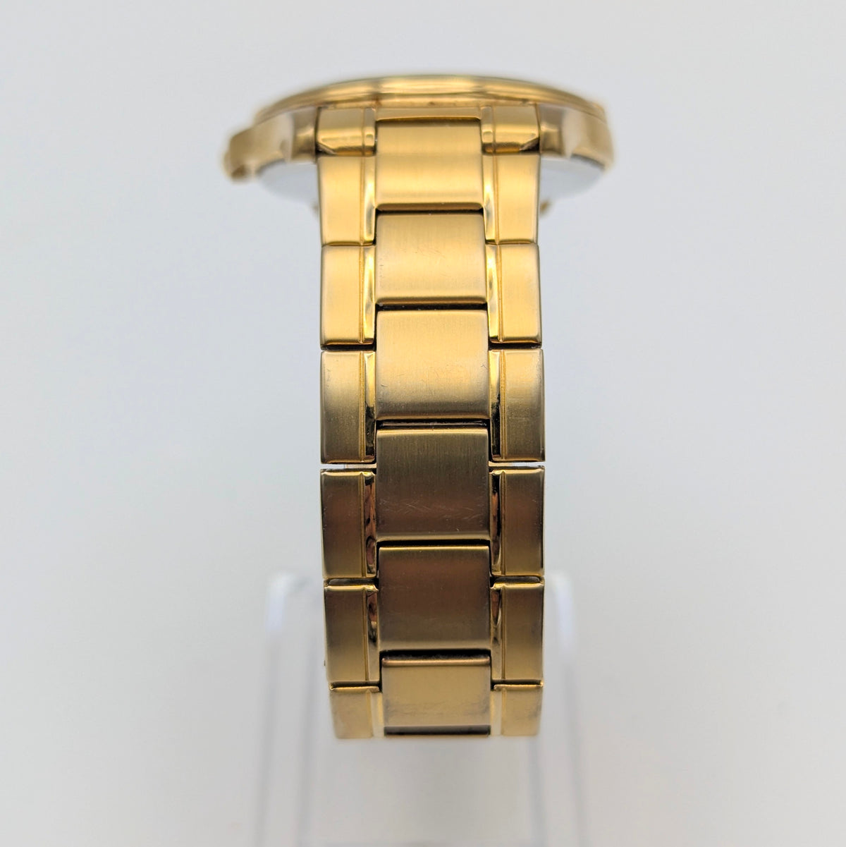 Citizen Eco-Drive Gold-Plated Day-Date Quartz Watch — White Dial, 35mm, Sold Naked - Bezel & Hide