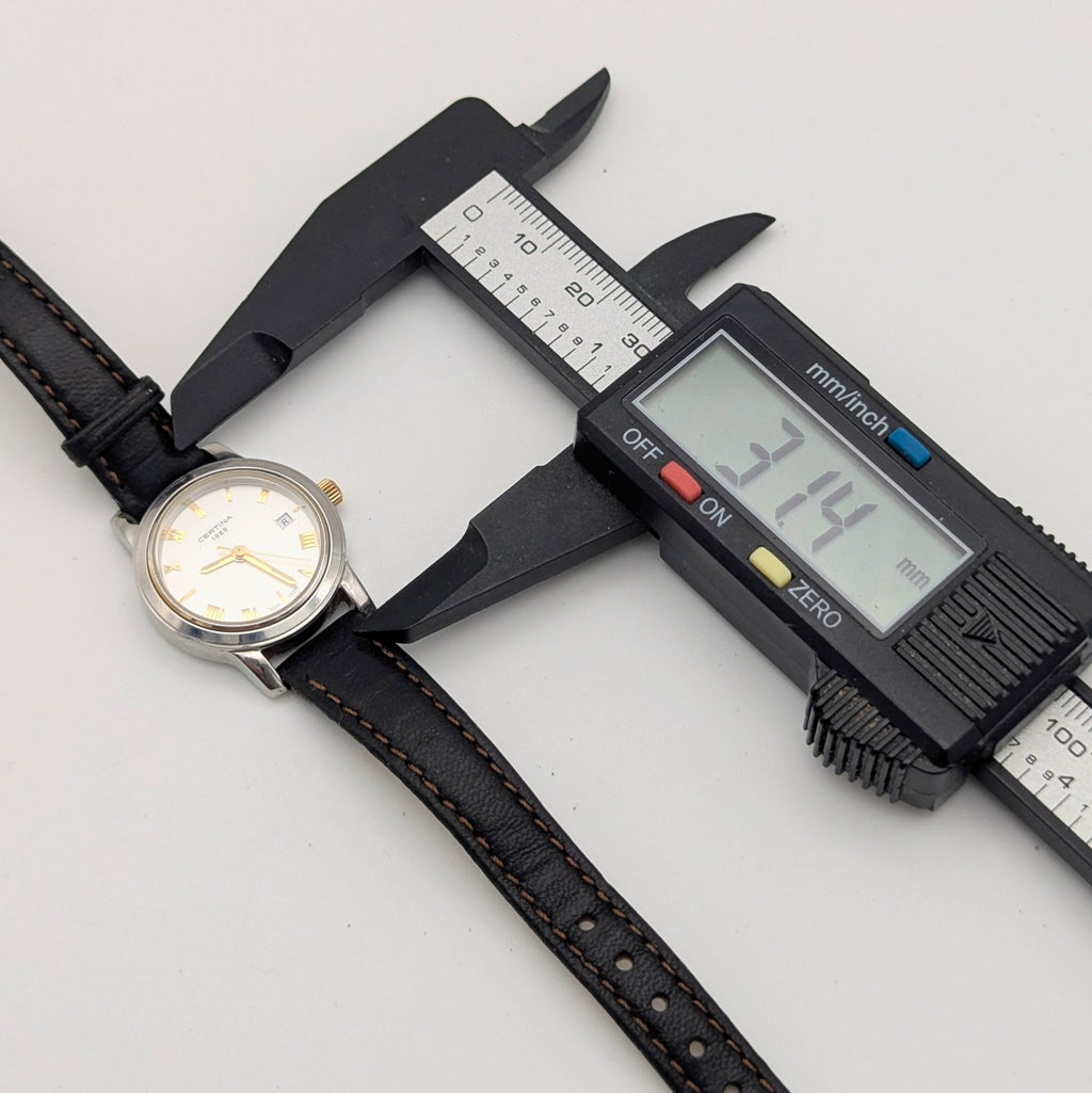 Certina 1888 Ref. 250.1194.44 — Two-Tone, White Dial, Ladies' Quartz Watch - Bezel & Hide
