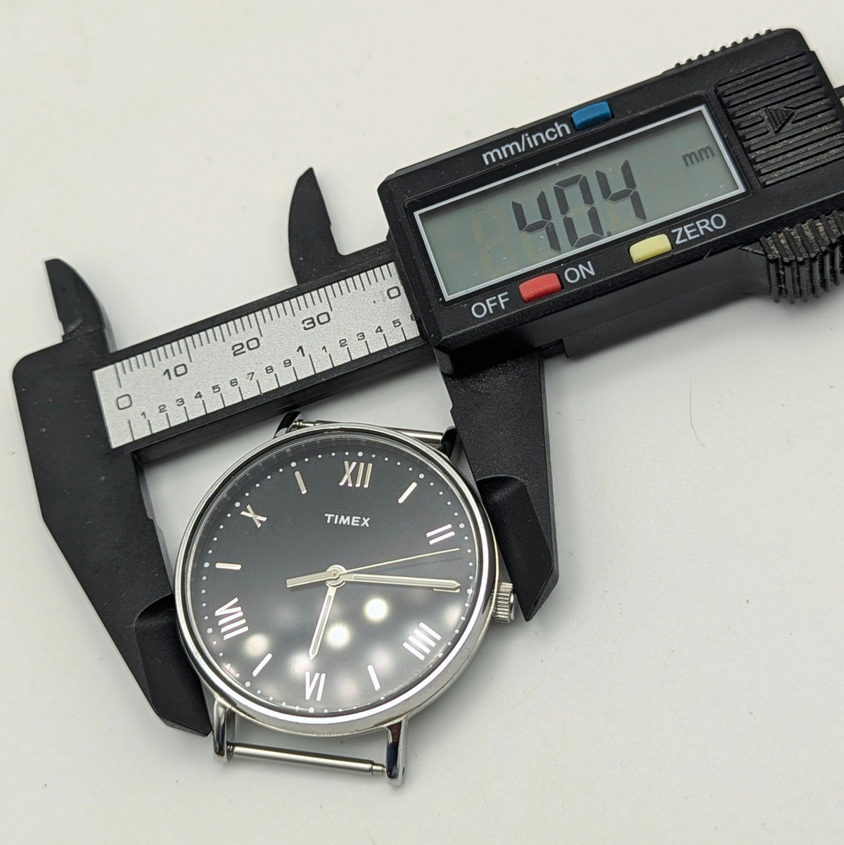 Timex Southview TW2R28600 Quartz — Black Dial, Black Leather NATO, Sold Naked - Bezel & Hide