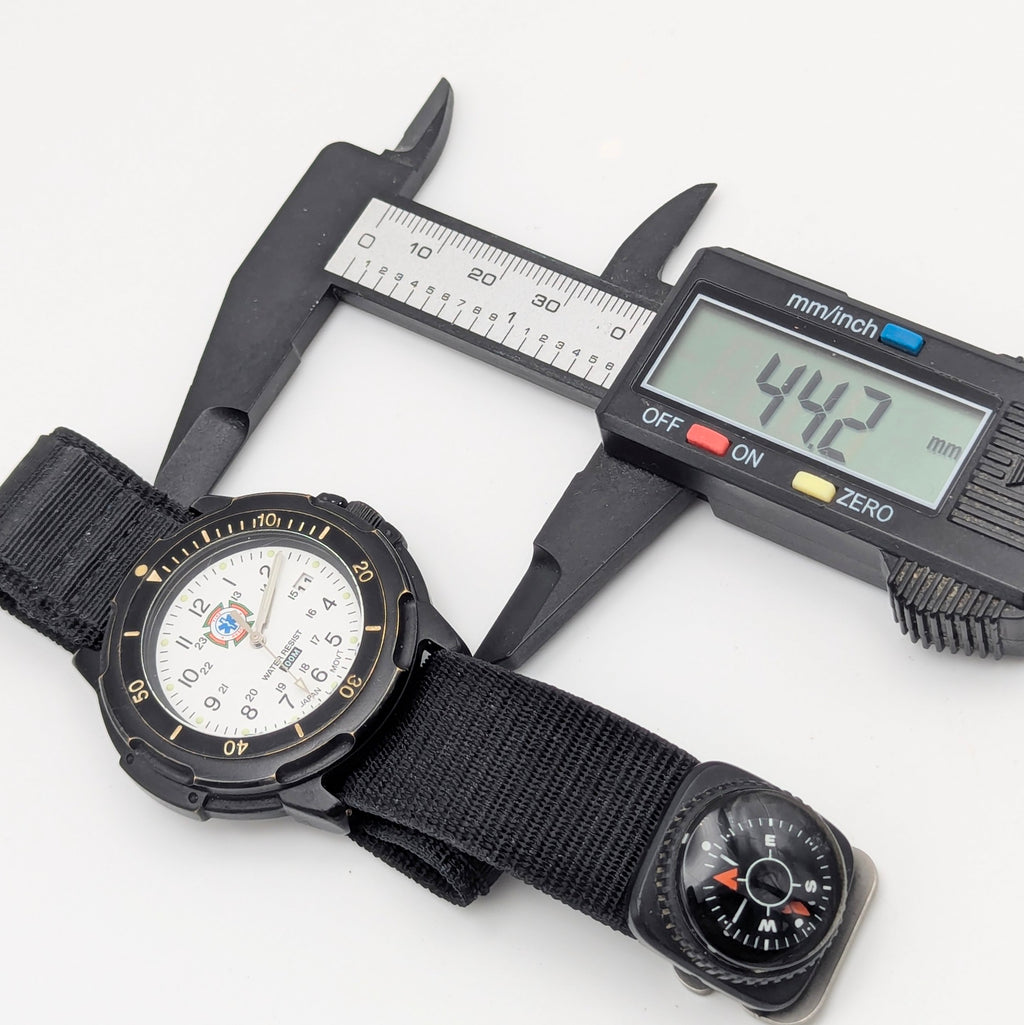 Fire rescue watch. Japan Movement - Bezel & Hide