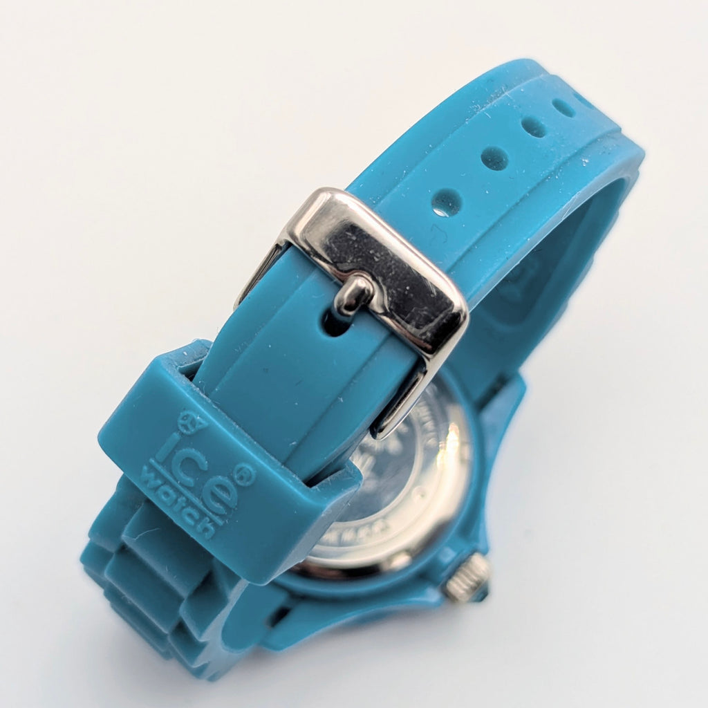Ice-Watch Ice Love Quartz Watch — Turquoise Silicone, Sold Naked - Bezel & Hide