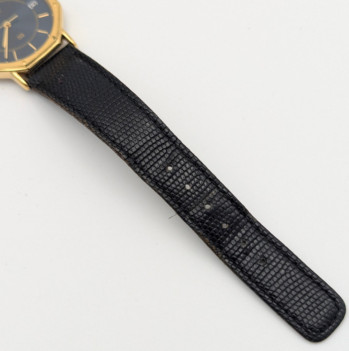 Seiko 8222-6040 Octagonal Quartz Watch | January 1982, Blue Dial