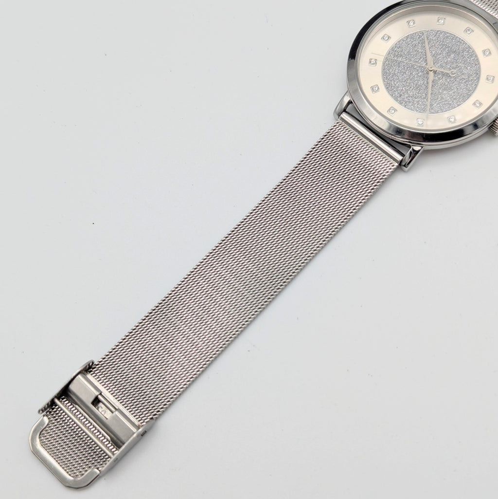 Timex Celestial Women's Quartz Watch — Stardust Dial & Mesh Bracelet, Sold Naked - Bezel & Hide