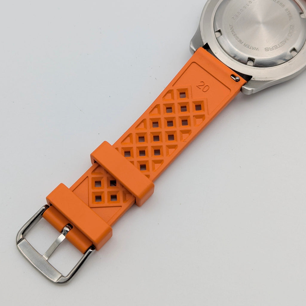 Aqua Lung Professional 500M Quartz Watch | Orange Dassari FKM Strap