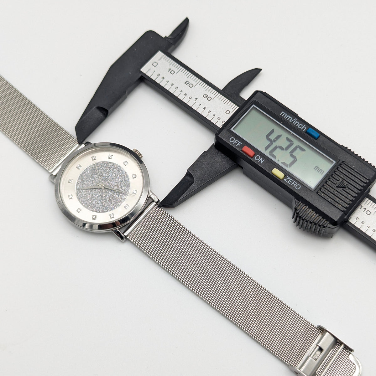 Timex Celestial Women's Quartz Watch — Stardust Dial & Mesh Bracelet, Sold Naked - Bezel & Hide
