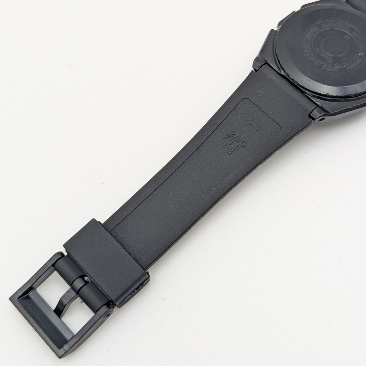 Casio F-28W Digital Quartz Watch | Black Resin & Blue Trim
