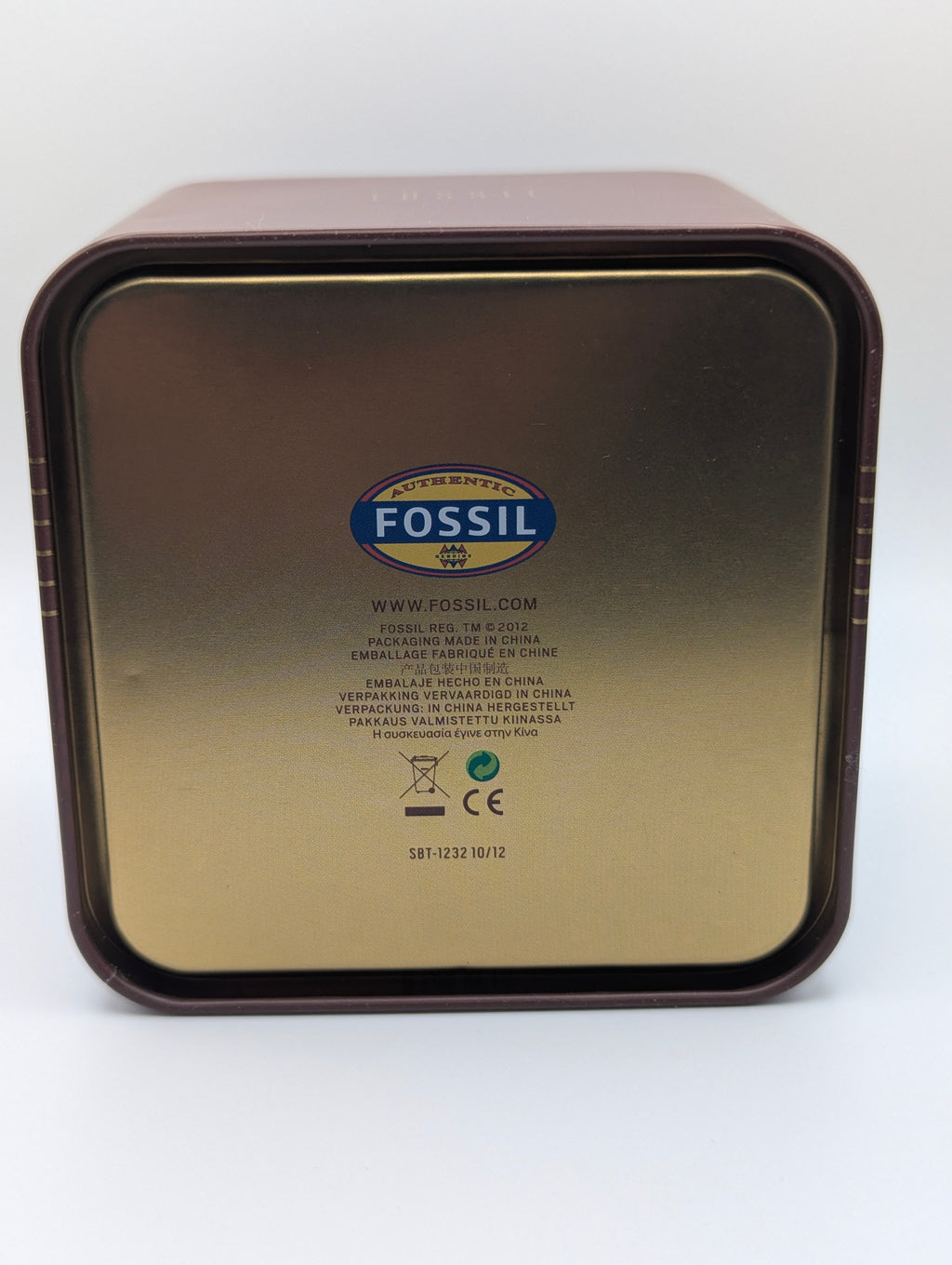 Fossil BQ1740 Chronograph — White Dial, Stainless Steel Bracelet, Tin & Spare Links - Bezel & Hide