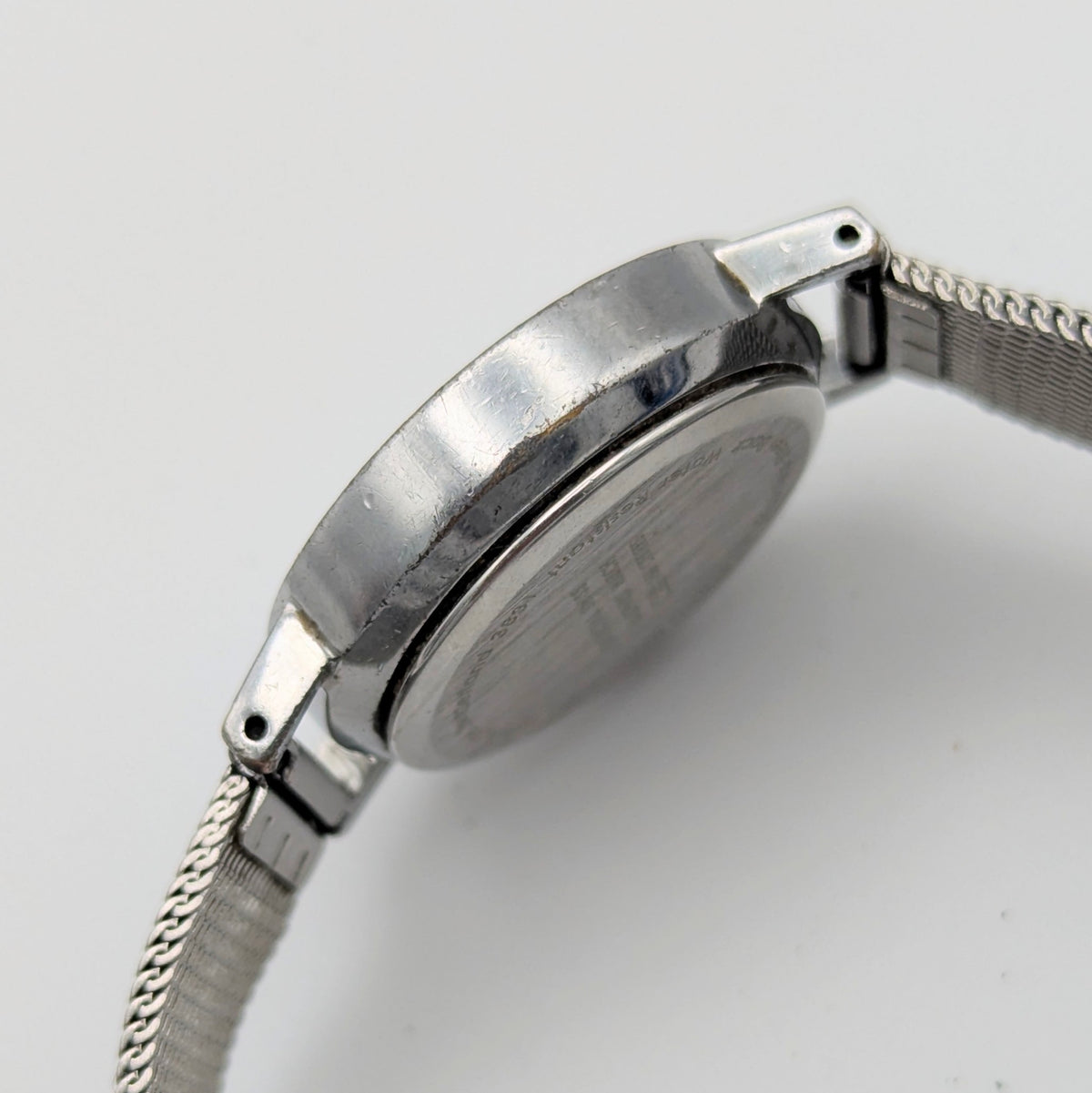 Mondaine SBB Ladies' Swiss Railway Watch — White Dial, Steel Mesh Bracelet, Sold Naked - Bezel & Hide