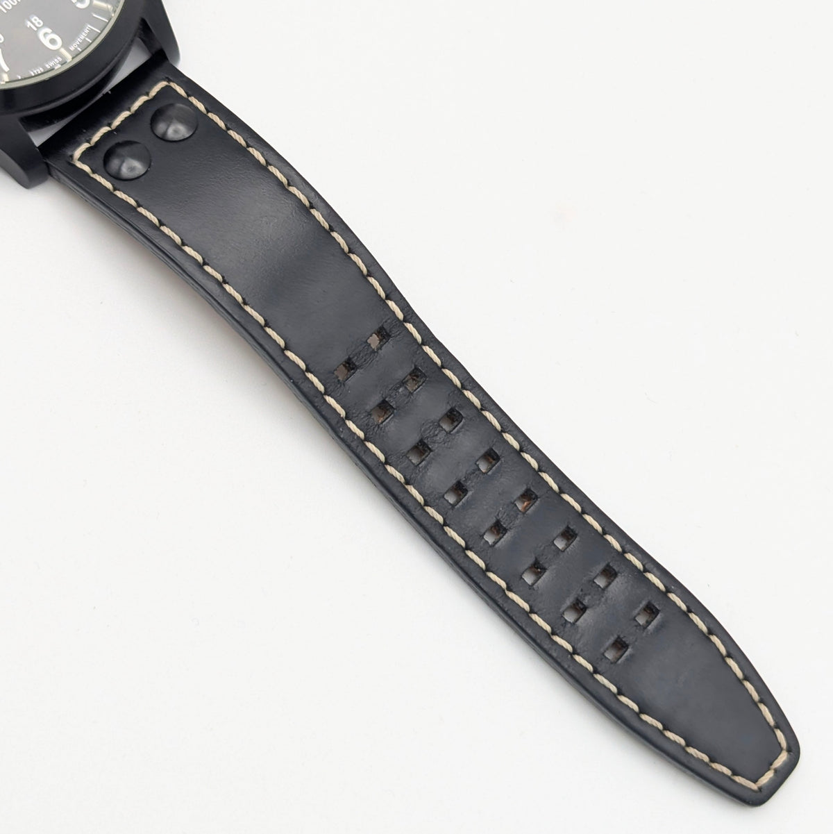 Nite ICON Tritium Field Watch — Black PVD, 100m, Men's - Bezel & Hide