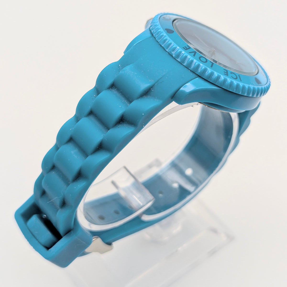 Ice-Watch Ice Love Quartz Watch — Turquoise Silicone, Sold Naked - Bezel & Hide