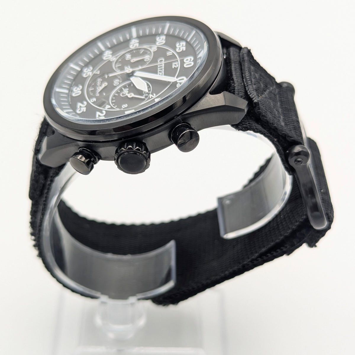 Citizen Avion Eco-Drive Chronograph - Bezel & Hide