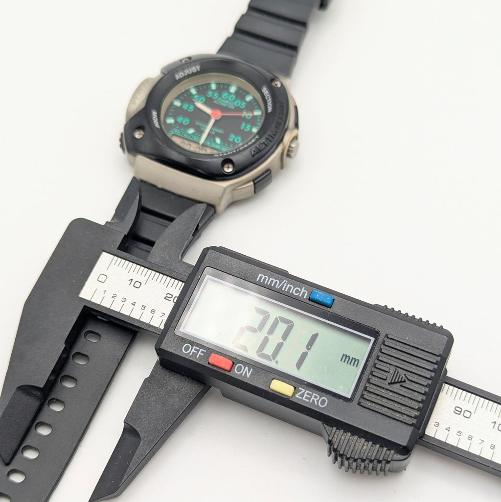 Casio APX-100 Altimeter — A Rare 90s Outdoor Sensor Watch, Sold Naked - Bezel & Hide