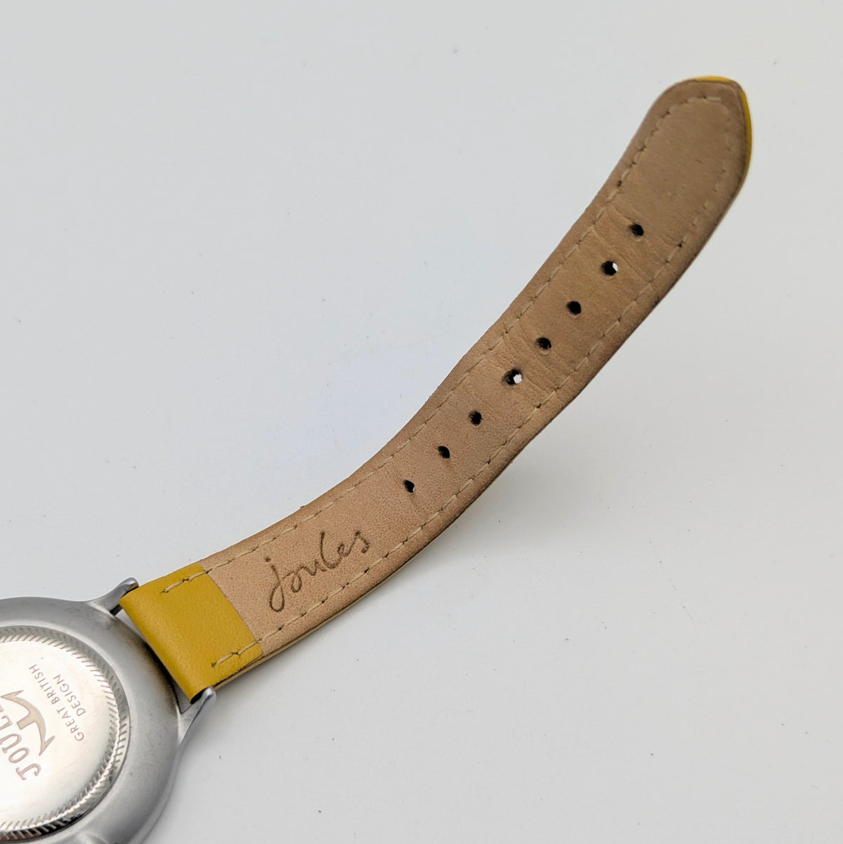 Joules JS1C1PY Yellow Stripe Ladies' Quartz Watch — Sold Naked - Bezel & Hide