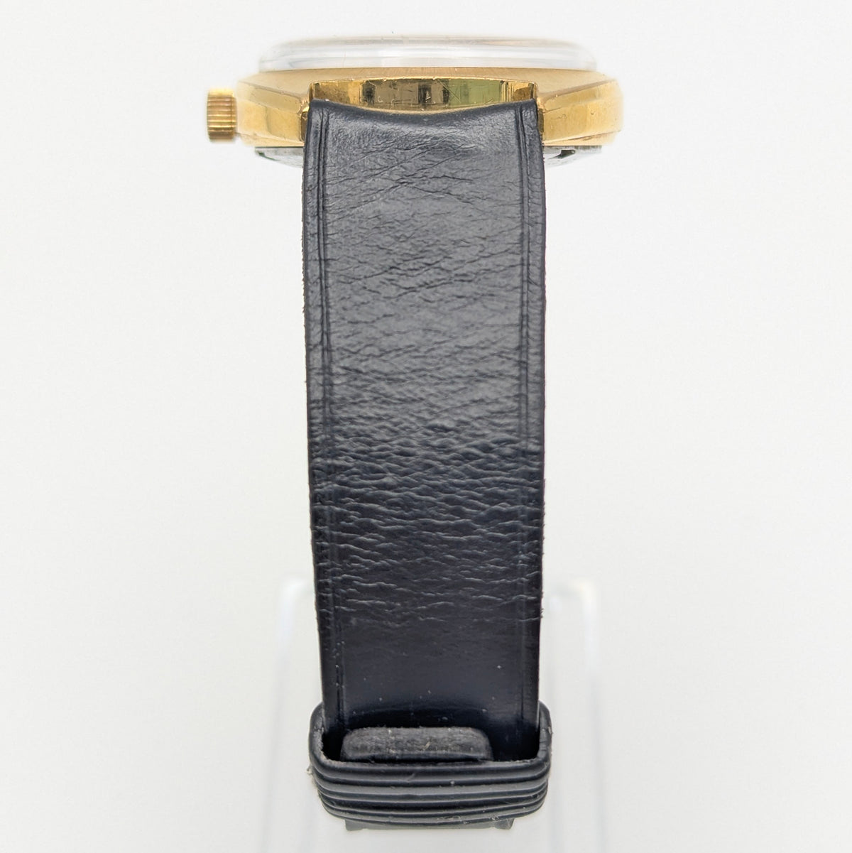 Montine of Switzerland Manual Wind Watch — 1970s Gold-Tone Elegance, Sold Naked - Bezel & Hide