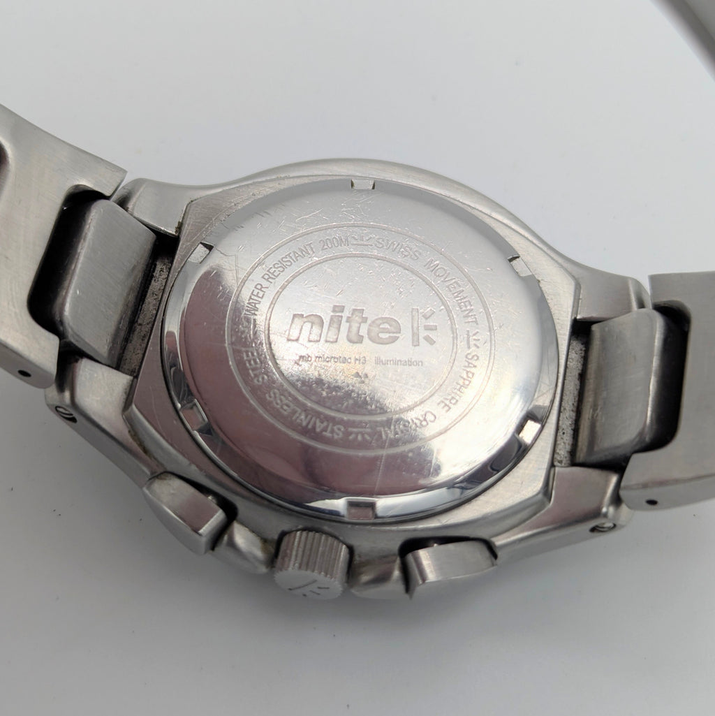 Nite GX70-201 Blue Dial - Bezel & Hide