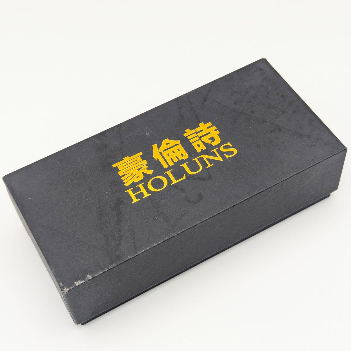 Holuns Men's Chronograph Watch — 51mm Black PVD, Grey Dial, Tachymeter, Boxed with Spare Links - Bezel & Hide