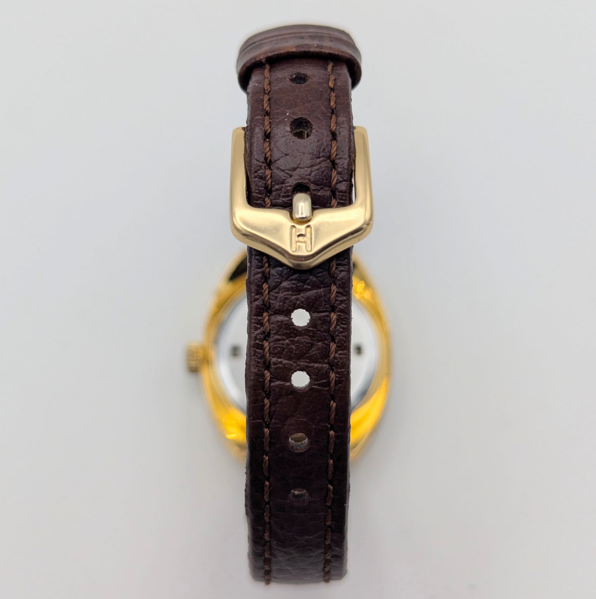 Zenith Ladies' Vintage Cushion-Case Dress Watch — c.1970s Swiss Manual Wind, Gold-Plated, Sold Naked - Bezel & Hide