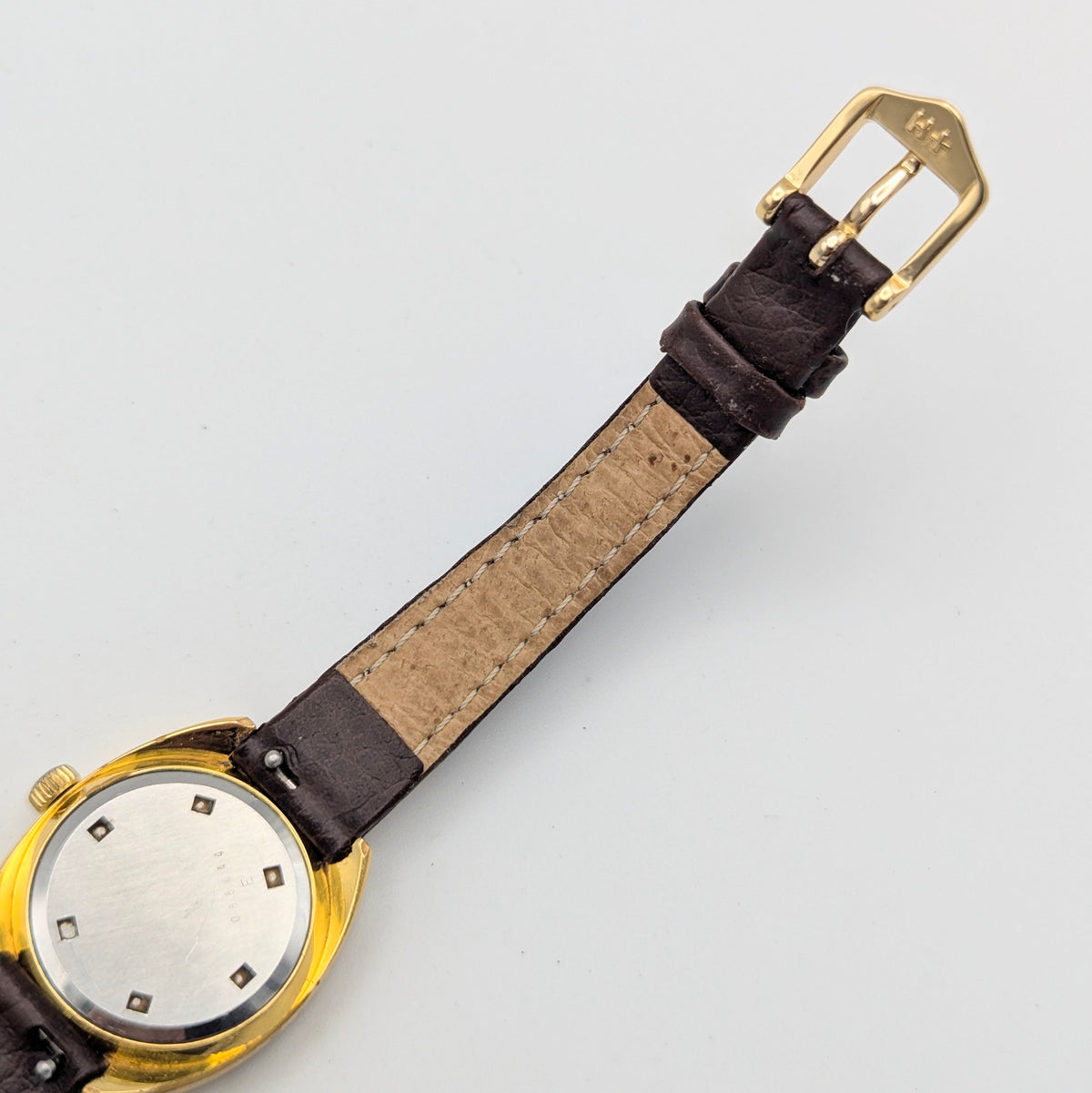 Zenith Ladies' Vintage Cushion-Case Dress Watch — c.1970s Swiss Manual Wind, Gold-Plated, Sold Naked - Bezel & Hide