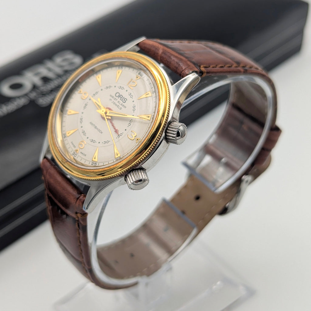 Oris Wrist Alarm Limited Edition – Ref. 418-7451-63 | 18kt Gold Bezel | No. 0297/1600 - Bezel & Hide