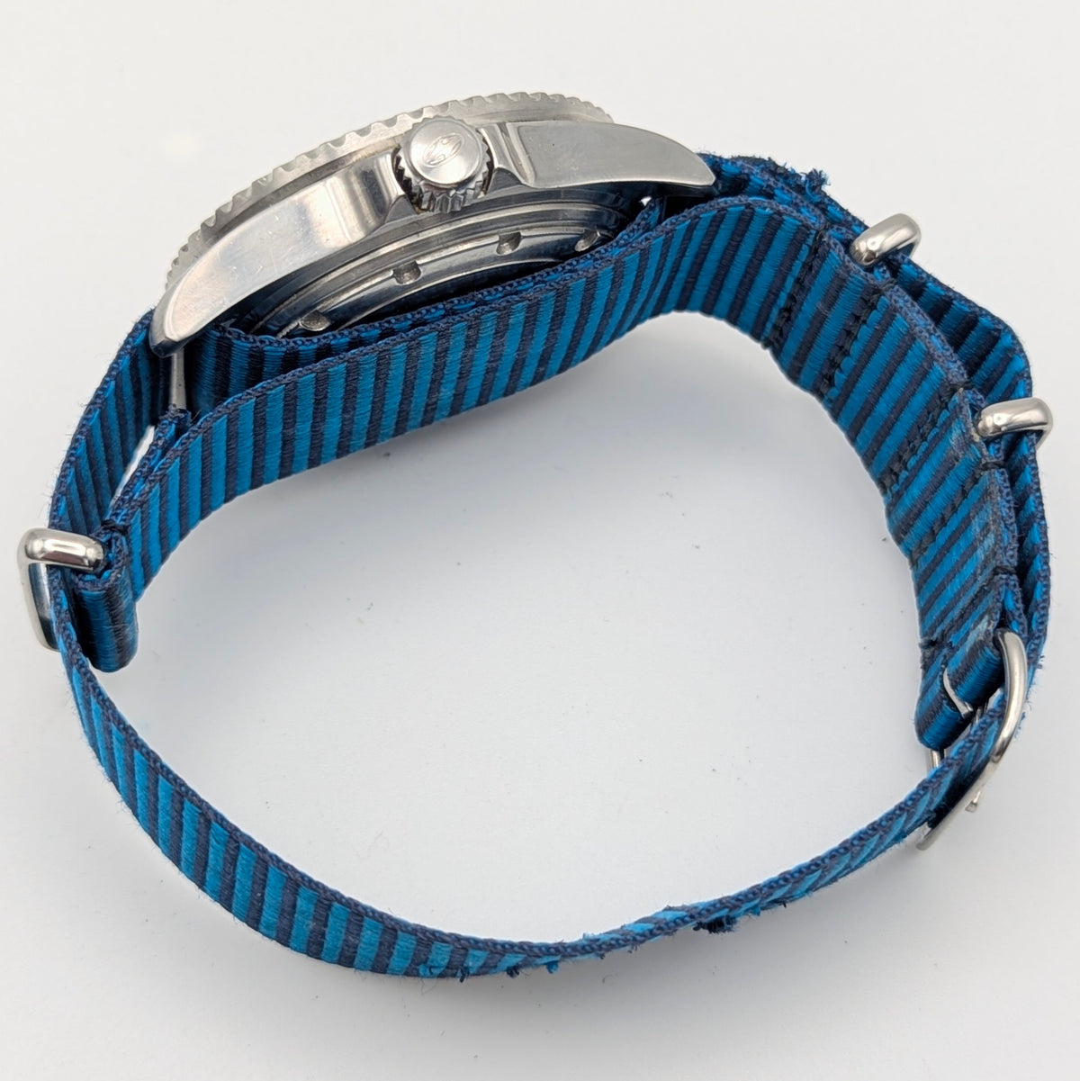 Seapro GMT Scuba 200 Professional Quartz — Black Dial, Steel Case, Sold Naked - Bezel & Hide