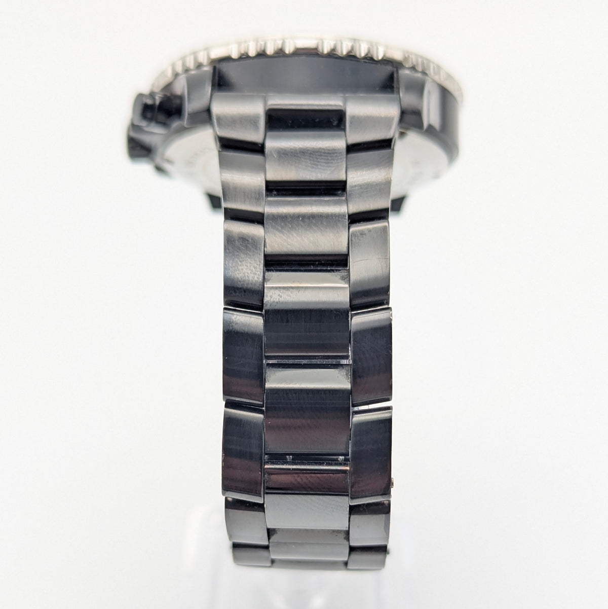 Michael Kors Lexington MK-8643 Chronograph — 45mm Black Ion-Plated, Japanese Quartz, Sold Naked - Bezel & Hide
