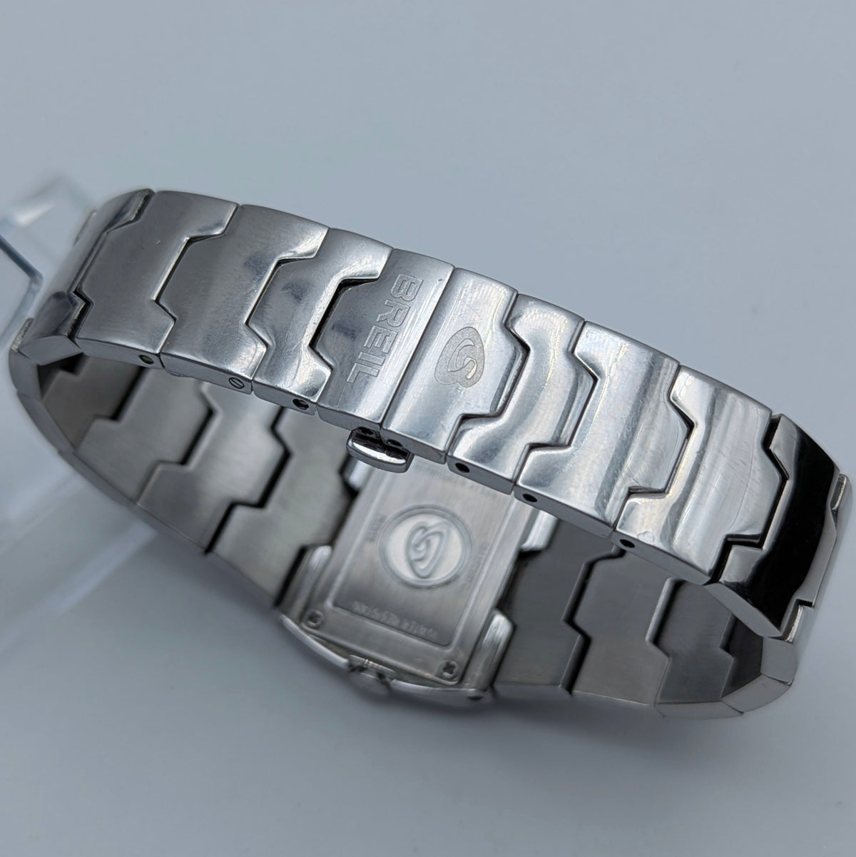 Breil Ladies Quartz Watch — Mother of Pearl Dial, Puzzle-Link Bracelet, Sold Naked - Bezel & Hide