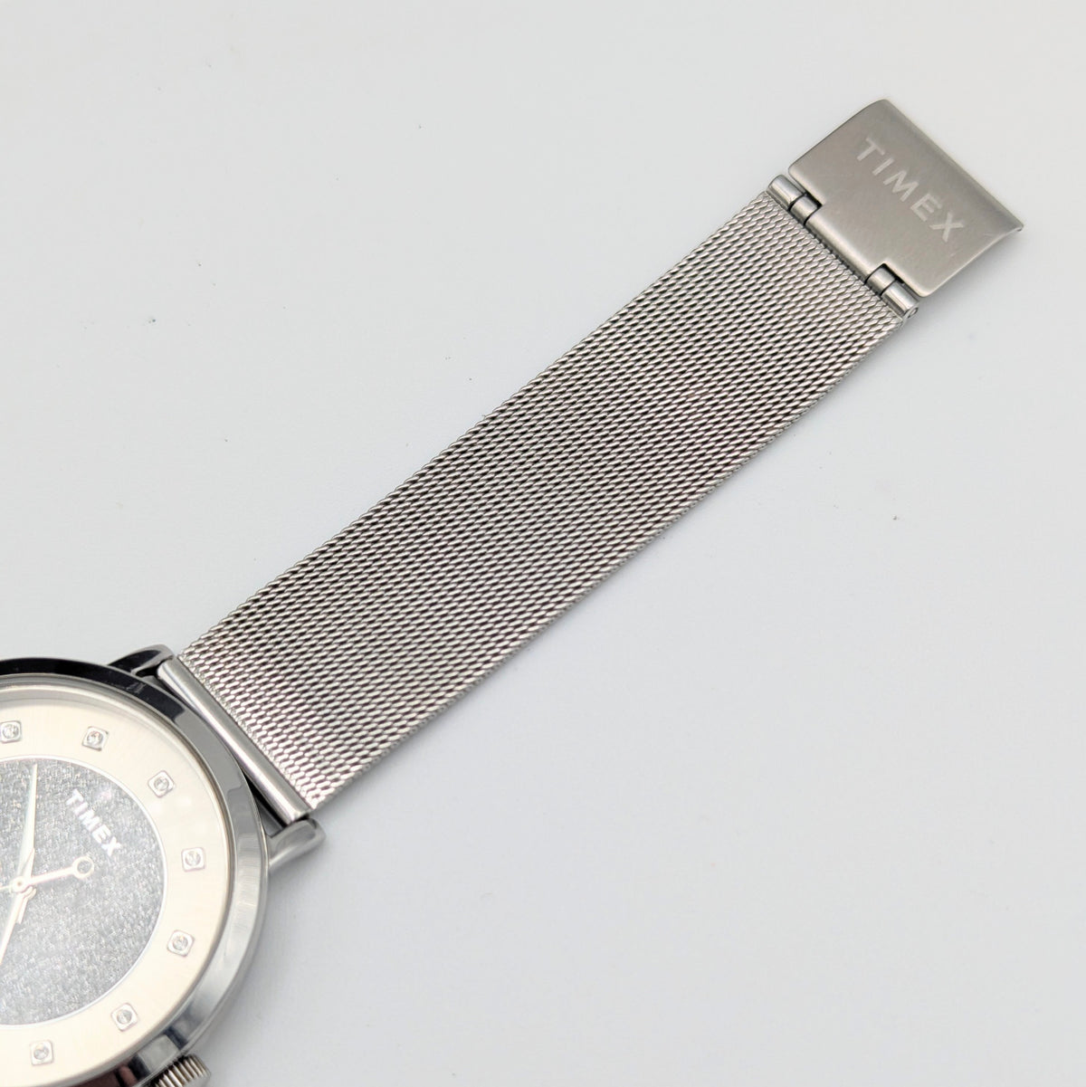 Timex Celestial Women's Quartz Watch — Stardust Dial & Mesh Bracelet, Sold Naked - Bezel & Hide