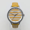 Joules JS1C1PY Yellow Stripe Ladies' Quartz Watch — Sold Naked - Bezel & Hide