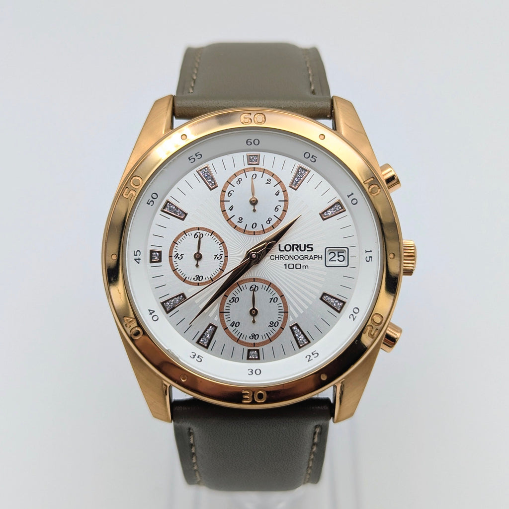 Lorus Chronograph Quartz Watch - Bezel & Hide