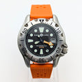 Aqua Lung Professional 500M Quartz Watch | Orange Dassari FKM Strap