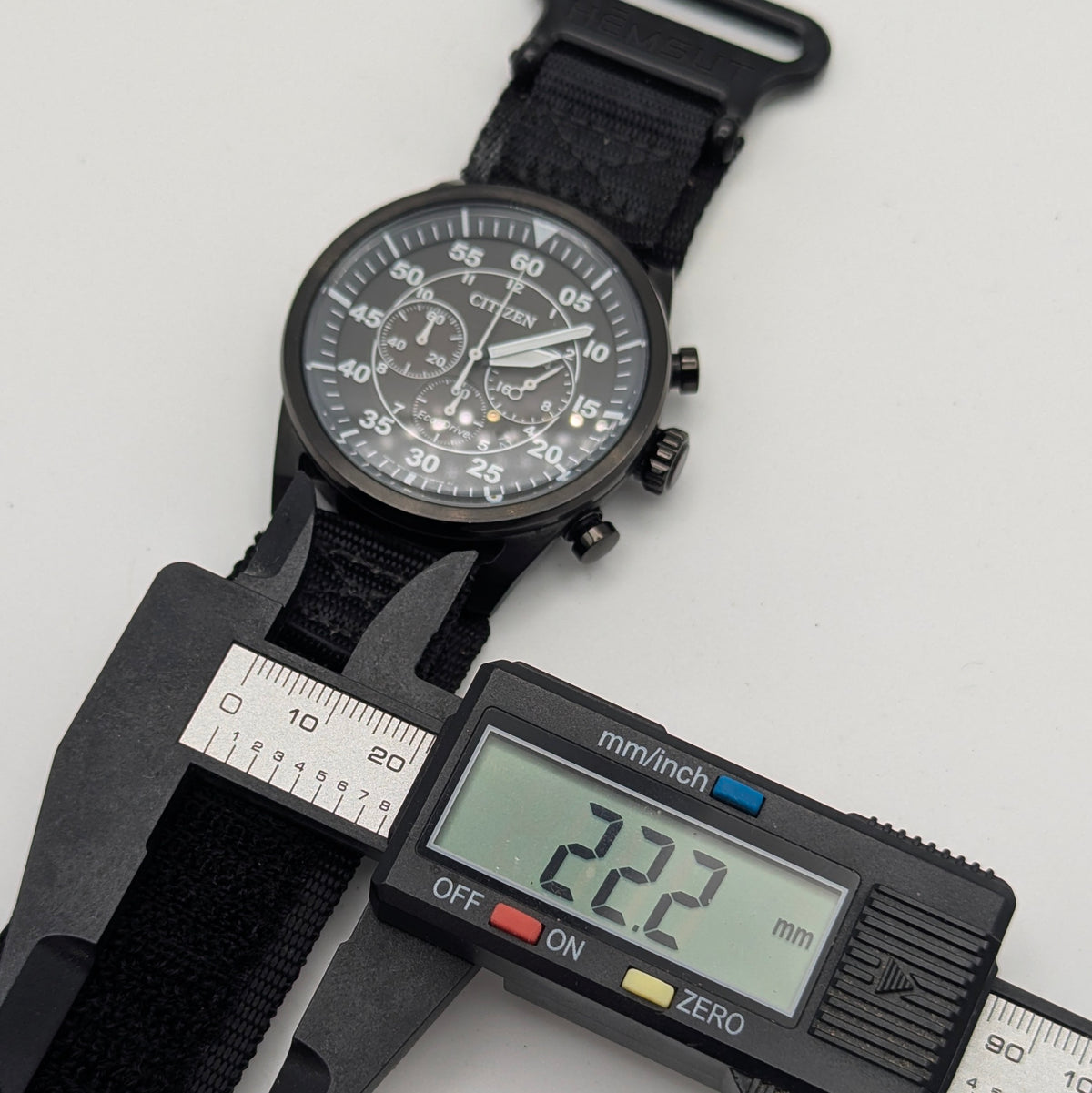 Citizen Avion Eco-Drive Chronograph - Bezel & Hide