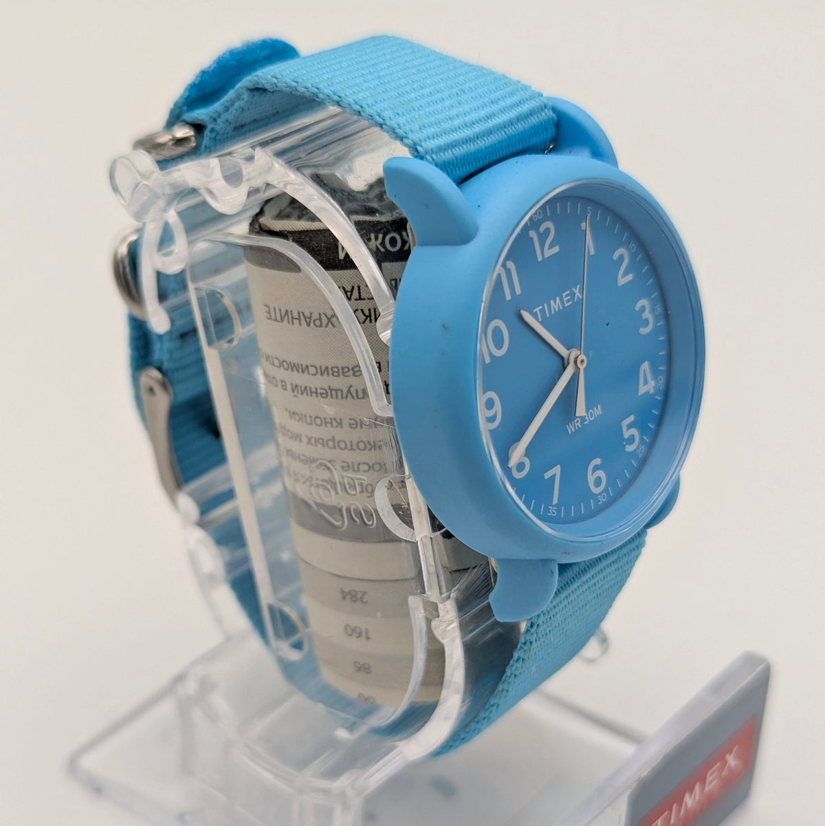 Timex TW2R40600 Blue Casual Quartz Watch — Cheerful, Effortless Style, Sold Naked - Bezel & Hide