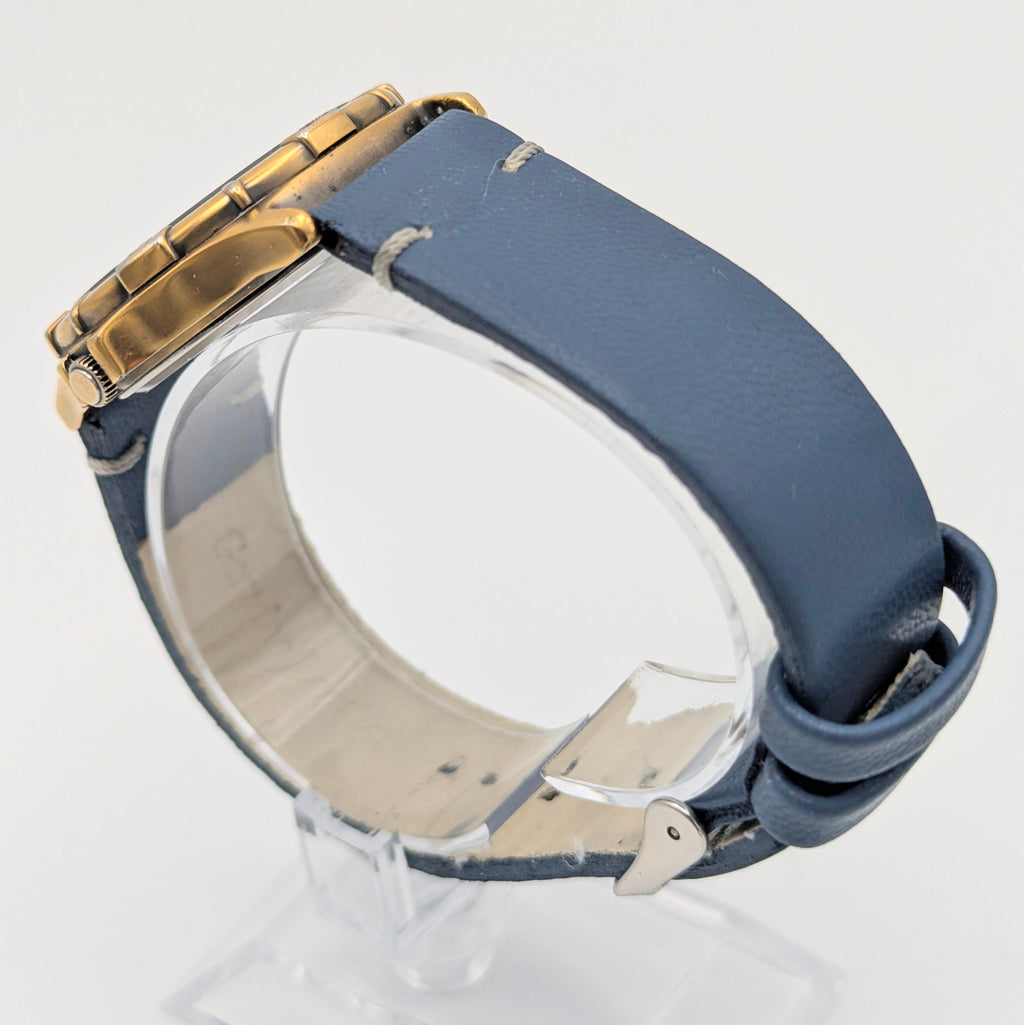 Alba Field Gear V33F-6A80 Triple Calendar Watch – Gold Tone, Dark Dial