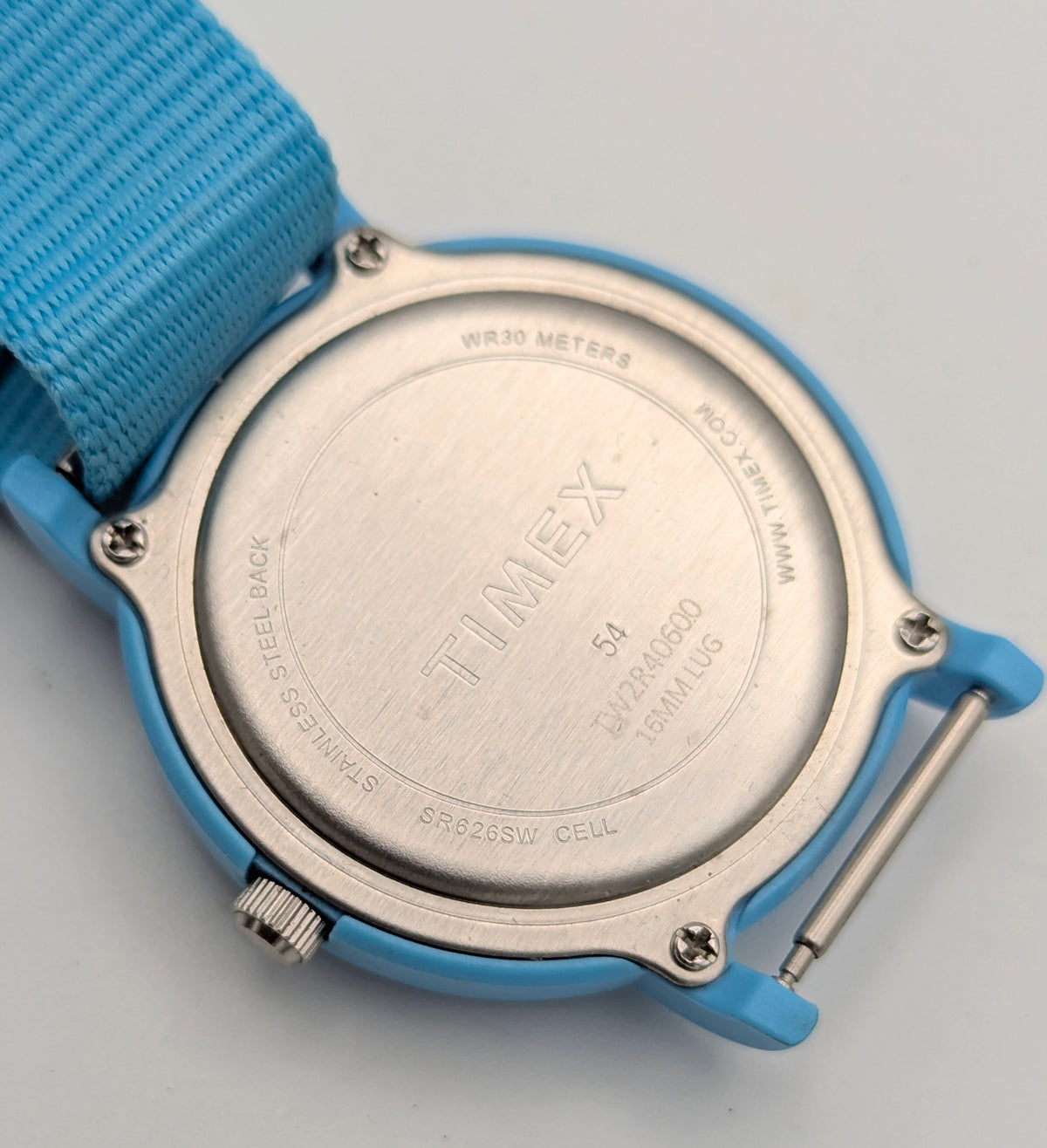 Timex TW2R40600 Blue Casual Quartz Watch — Cheerful, Effortless Style, Sold Naked - Bezel & Hide