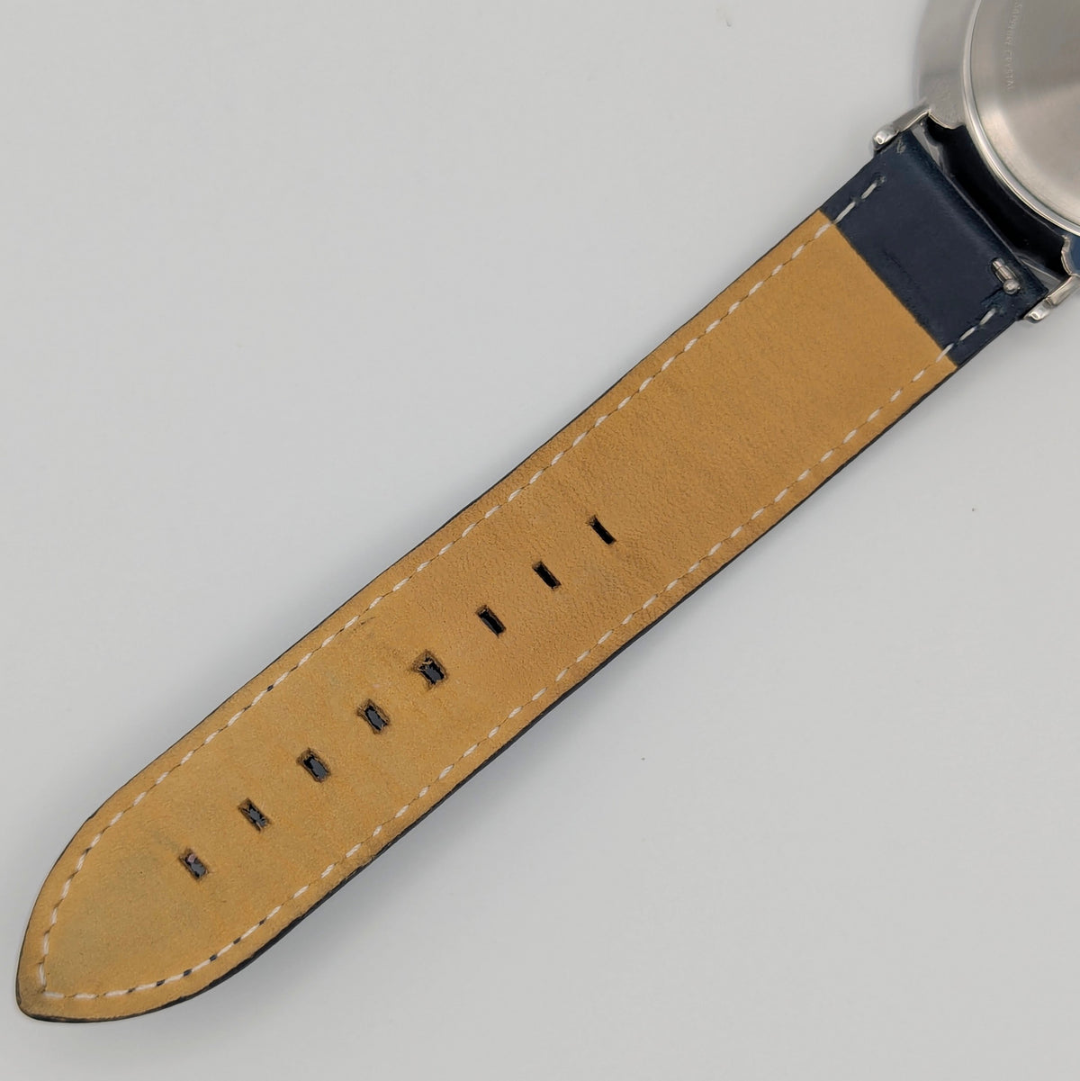 Hartley Stag Charcoal Dial Quartz Men's Watch — Sapphire Crystal, Navy Strap, Boxed - Bezel & Hide