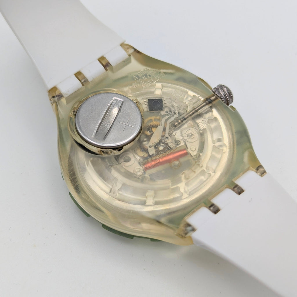 Swatch Scuba 200 SDZ100 — 1994 Seoul Olympic Commemorative, Swiss Quartz Diver, Sold Naked - Bezel & Hide