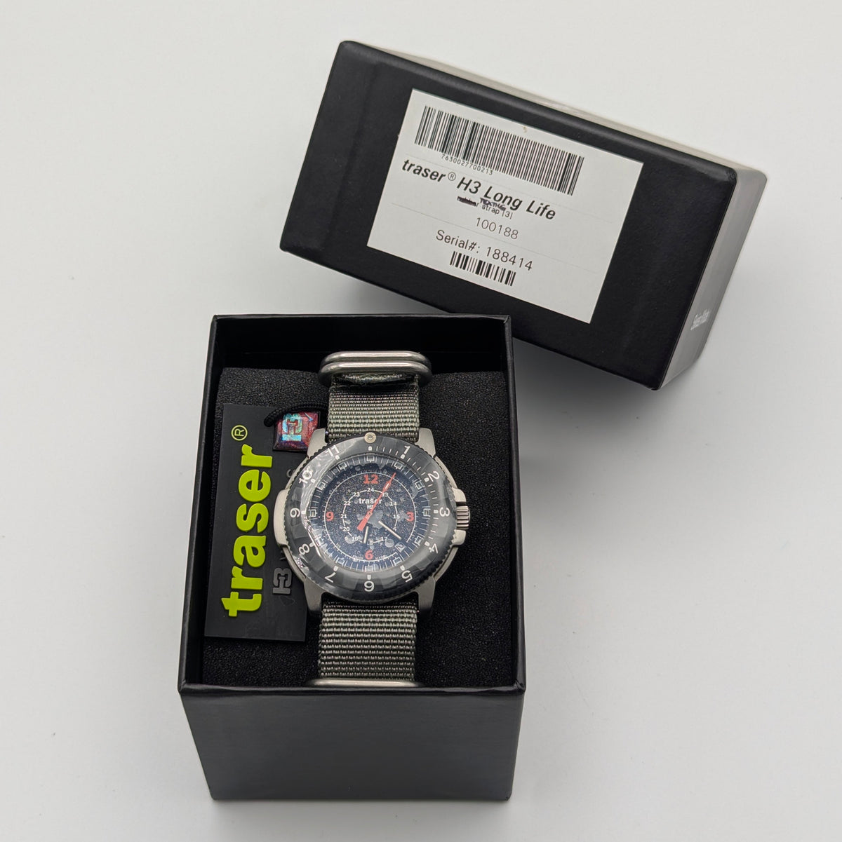 Traser H3 P6502 Long Life Diver — Swiss Tactical Precision, Sold Boxed - Bezel & Hide