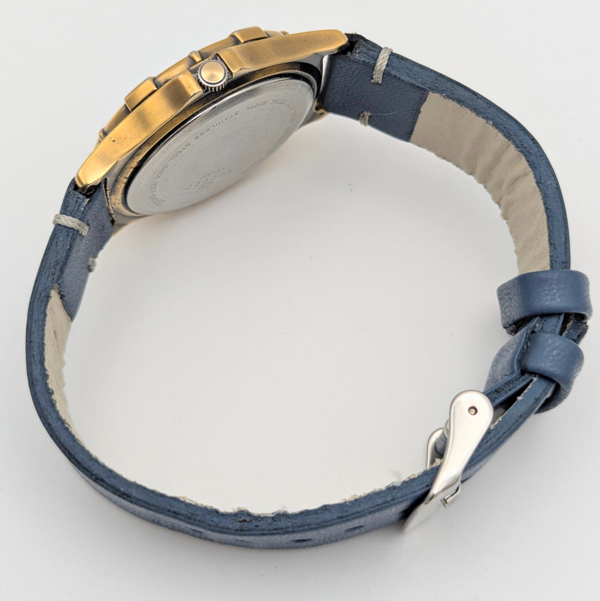 Alba Field Gear V33F-6A80 Triple Calendar Watch – Gold Tone, Dark Dial