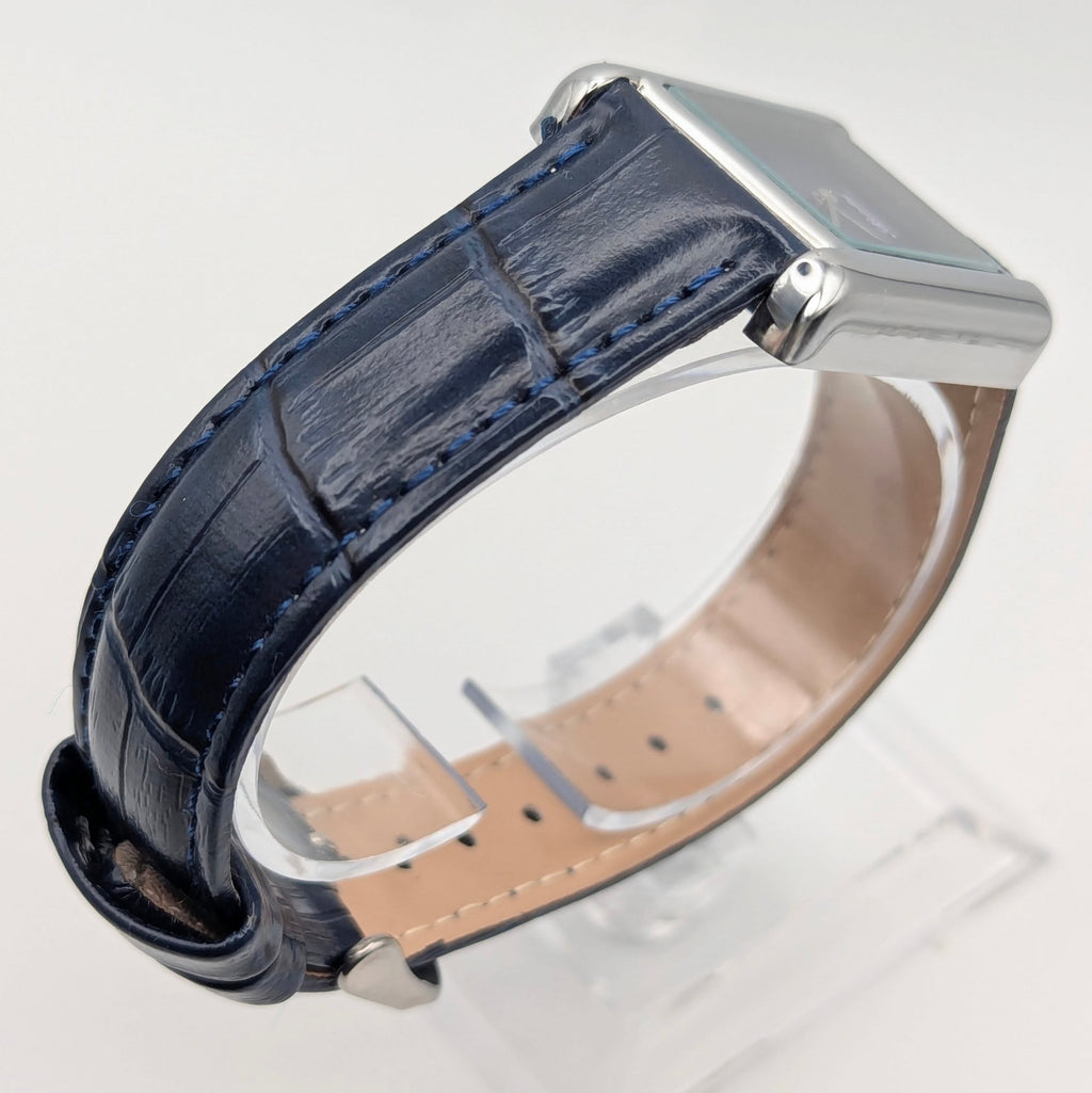 o.W.c Bristol Tank Blue Dial Quartz Watch — Odd Watch Company, Sold Naked - Bezel & Hide